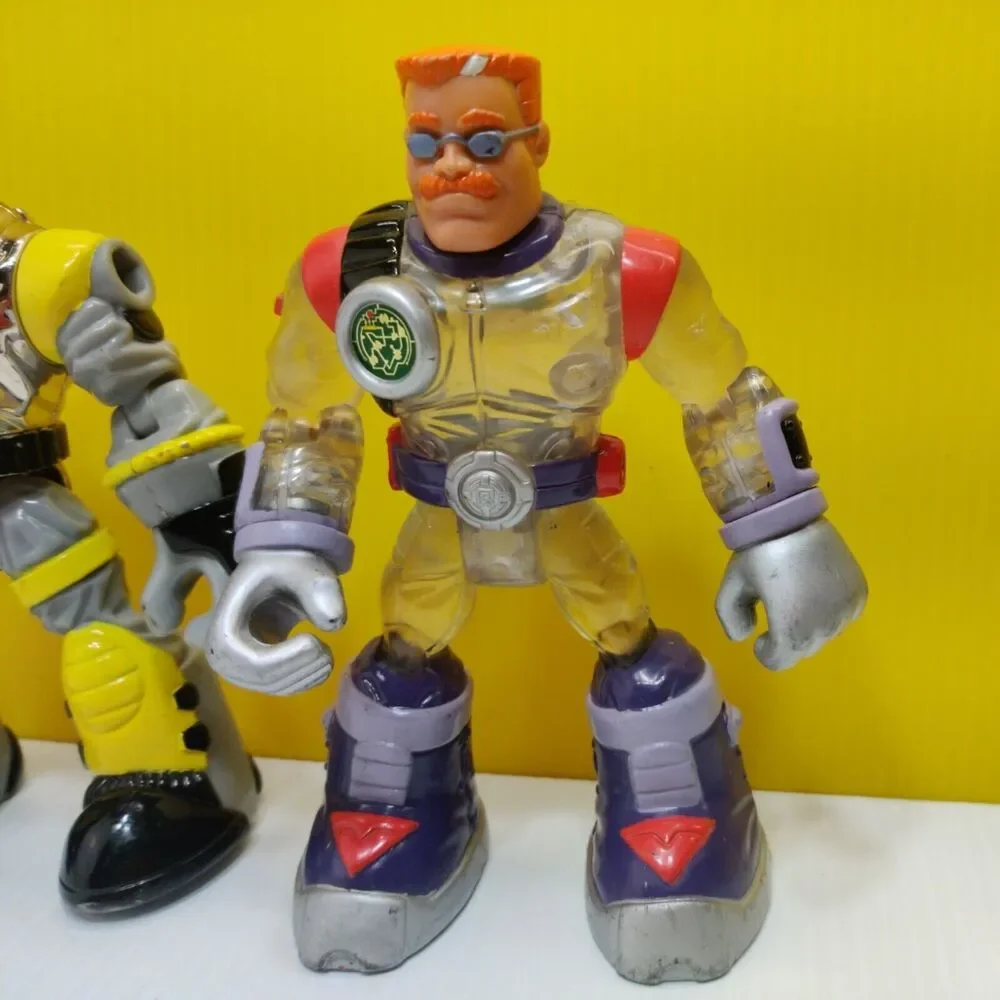 Fisher Price Rescue Heroes Action Figure Warren Waters & Roger Houston